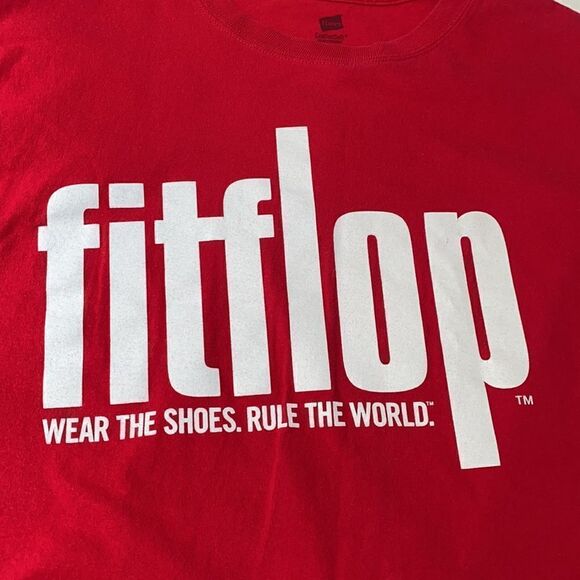 FitFlop t shirt Sz M red - Picture 5 of 7